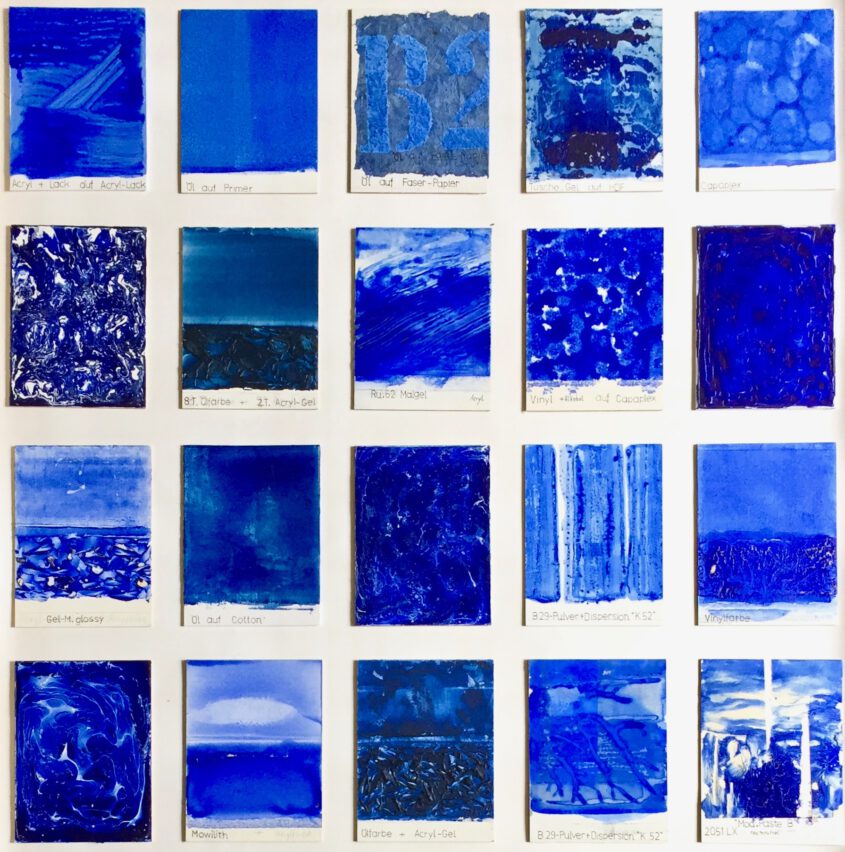 blau, yves Klein blau, bleu, blue, Malerei, Kunst Bilder