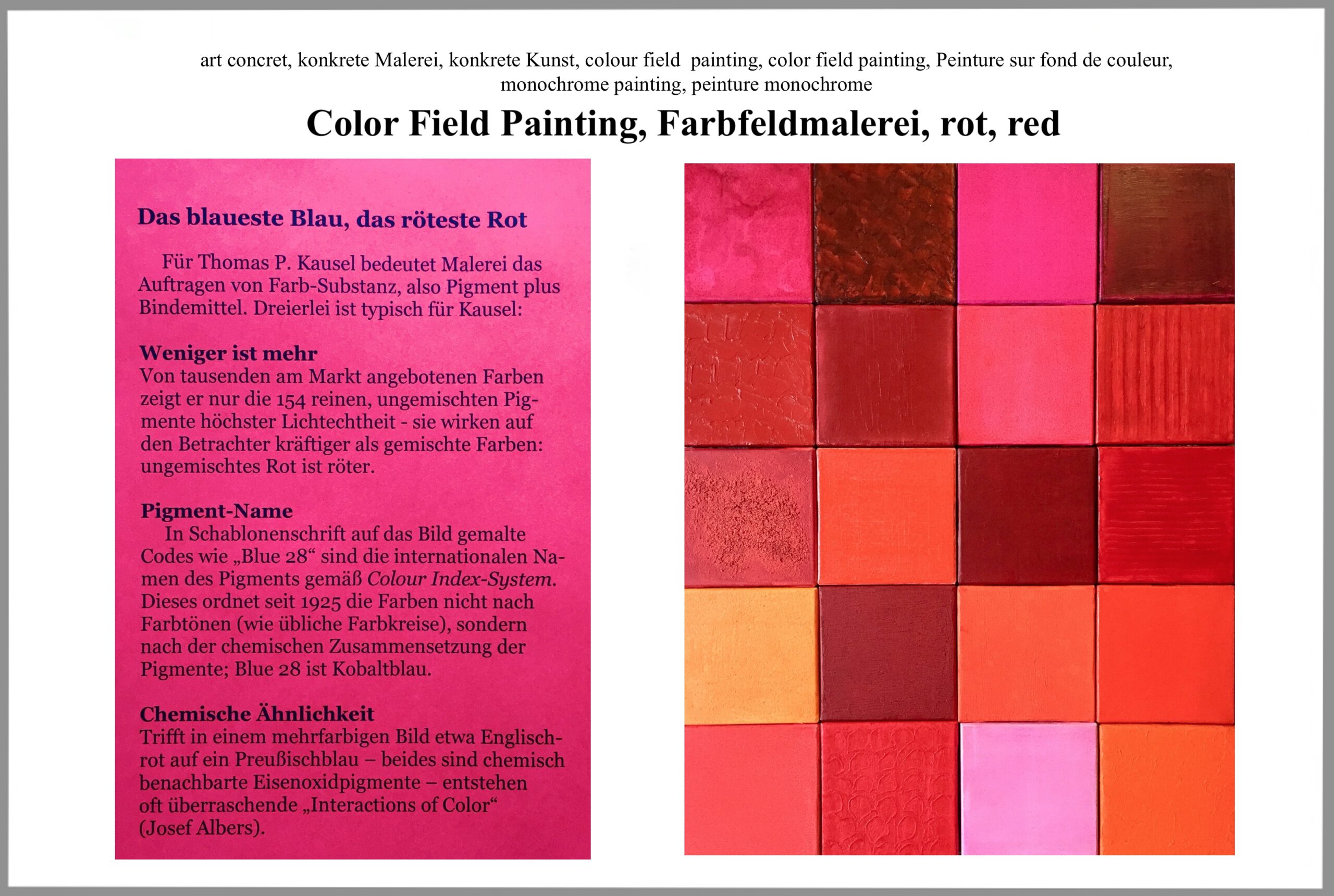 hard edge painting color field painting