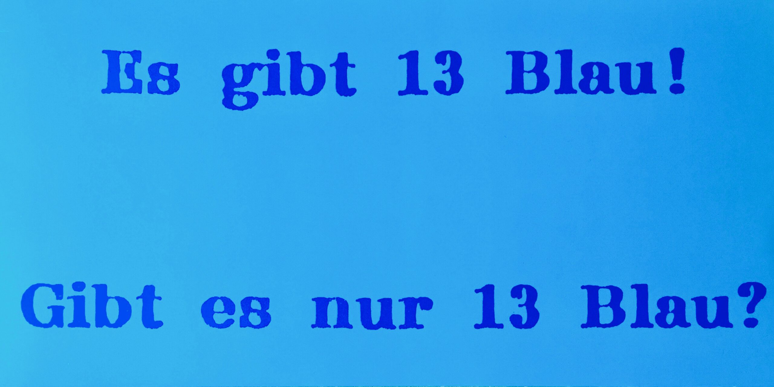 konkrete Kunst nur mit reinen, ungemischten Farben