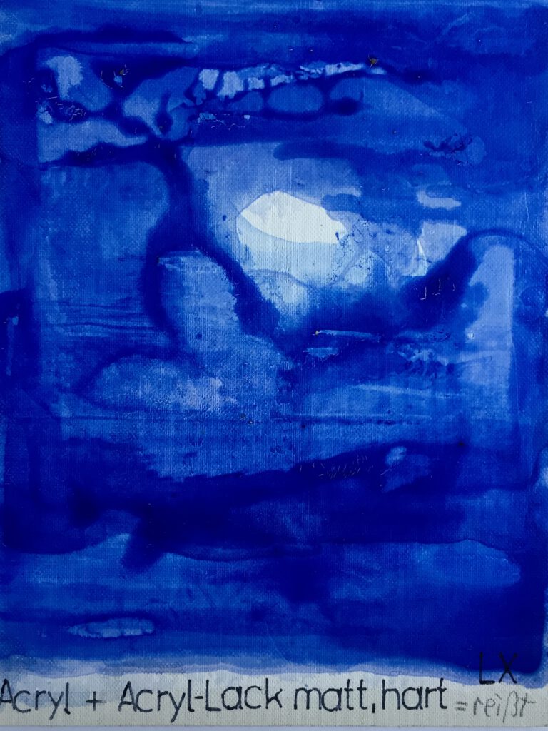 Yves klein painting blue