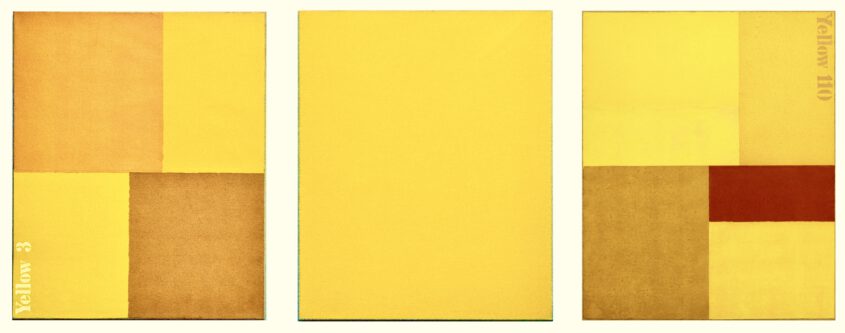 konkrete Kunst, color field painting je 110 x 90 cm