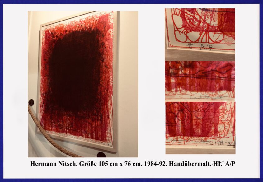 Lithografie Hermann Nitsch zu verkaufen