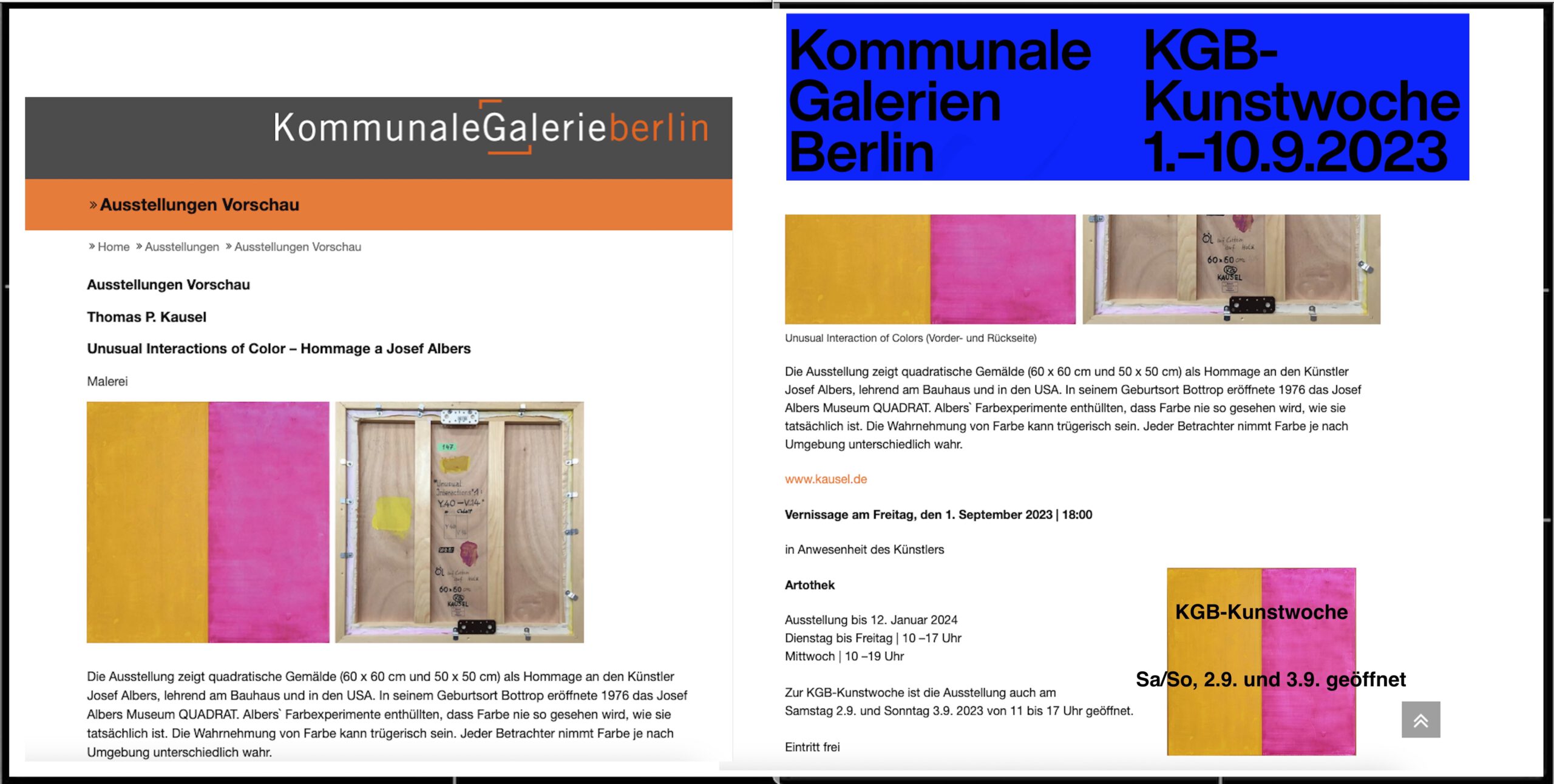 KGB-Kunstwoche 2023 kommunale Galerien Berlin 