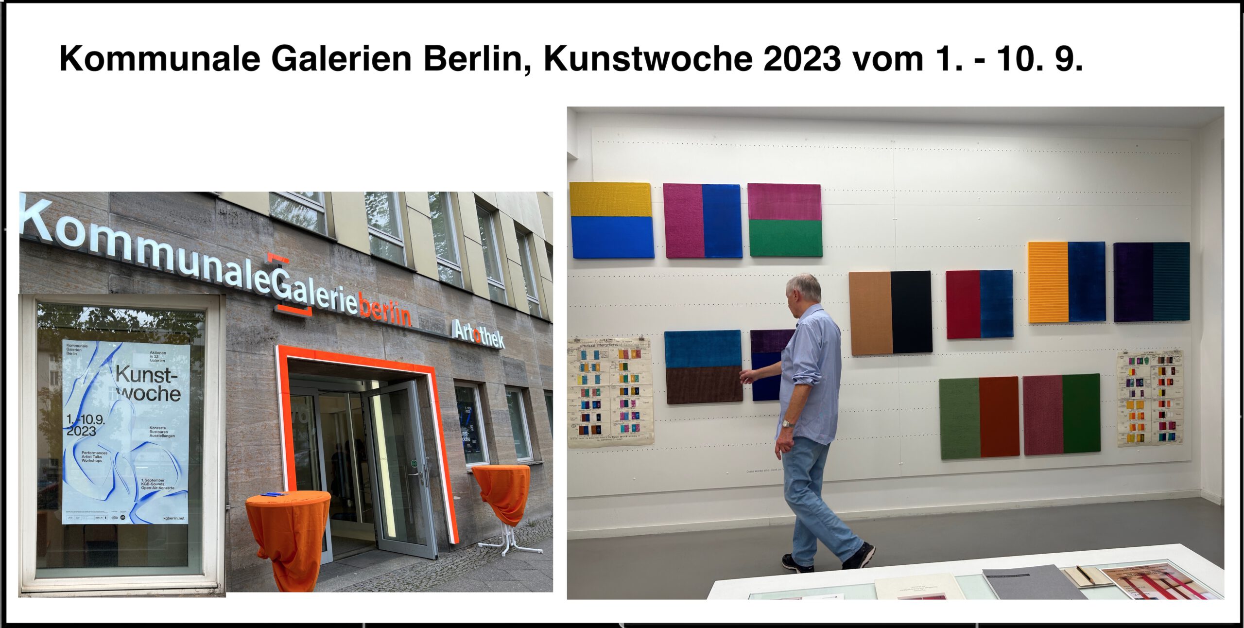 Kunstwoche der kommunalen Galerien 2023 in Berlin